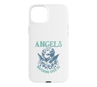 Custodia per iPhone 15 Plus Citazione protettiva spirituale degli angeli che guardano sopra di noi