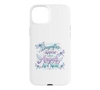 Custodia per iPhone 15 Plus Citazione spirituale della libellula Angelo Remembrance