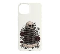Custodia per iPhone 15 Plus i 2030 Teschio Letteratura Classica Romanzi Amante dei Libri