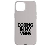 Custodia per iPhone 15 Plus Codifica nelle mie vene Computer Coder