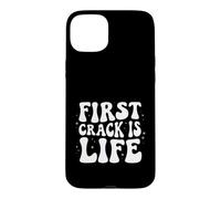 Custodia per iPhone 15 Plus Coffee Roaster First Crack Is Life Retro Roasting Design