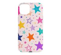 Custodia per iPhone 15 Plus Colorful Vintage Star Doodle Aesthetic Cosmic Art