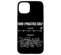 Custodia per iPhone 15 Plus Come mi esercito Piano Golf Vs Realtà Divertente Amante di Golf Hobby