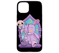 Custodia per iPhone 15 Plus Coniglietto Voodoo Gotico Peluche Coniglio Celeste Magia Grafica