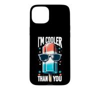 Custodia per iPhone 15 Plus Cooler Than You Rosso Bianco Blu 4 luglio Frozen Ice Pop