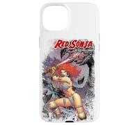 Custodia per iPhone 15 Plus Copertina a fumetti Red Sonja Jim Lee She-Devil Sword Queen Warrior