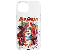Custodia per iPhone 15 Plus Copertina a fumetti rossa di Sonja Matt Brooks Warrior Woman Pop Art Fine