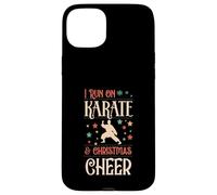 Custodia per iPhone 15 Plus Corro su Karate e Natale Cheer Matching X-Mas Squad