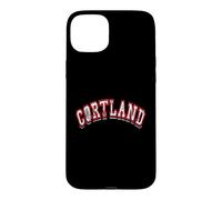 Custodia per iPhone 15 Plus Cortland - New York Varsity Style - Crown City Vintage Gift