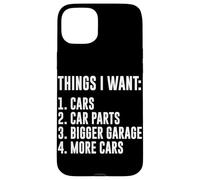 Custodia per iPhone 15 Plus Cose che voglio Auto Garage Ricambi auto Drift Car Racer Car Guy