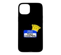 Custodia per iPhone 15 Plus costume di Halloween facile My Name Is PRINCE CHARMING Corona
