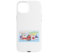 Custodia per iPhone 15 Plus Country Balls Da USA Regno Unito Giappone