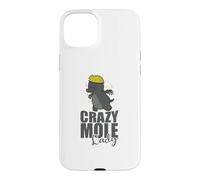 Custodia per iPhone 15 Plus Crazy Mole Lady Animal Tumulo