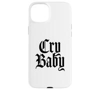 Custodia per iPhone 15 Plus Cry Baby, design inglese antico