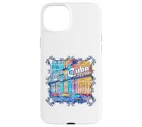Custodia per iPhone 15 Plus Cuba scena di strada dell'Avana Auto d'epoca Souvenir