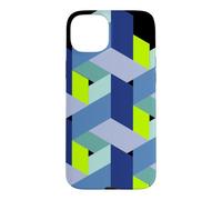 Custodia per iPhone 15 Plus cubo matematica 3D magia nerd illusione