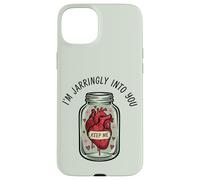 Custodia per iPhone 15 Plus Cuore In Jar Pun Carino Creepy Valentine Amore Estetica