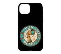 Custodia per iPhone 15 Plus CUP CHECK READY Gioco di abilità con coppa e pallina