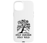 Custodia per iPhone 15 Plus Curious Stay Inspirationa Wild Tree Silhouette Nature Lover