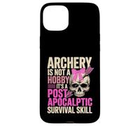 Custodia per iPhone 15 Plus Cute Archery Girl Not A Hobby It's Post Apocalyptic Skill