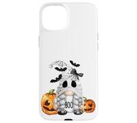 Custodia per iPhone 15 Plus Cute Boo Ghost Gnome For Girls Halloween Bats And Pumpkin
