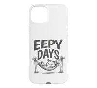 Custodia per iPhone 15 Plus Cute Eepy Days Cat Sleeping kitty Women Girl Sleepy Cat Meme