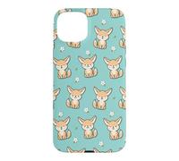 Custodia per iPhone 15 Plus Cute Kawaii Girls Womens Kids Pattern Fennec Fox Lover