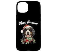 Custodia per iPhone 15 Plus Cute Merry Bernmas Christmas Bernedoodle Dog Lover