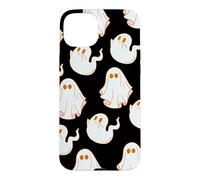 Custodia per iPhone 15 Plus Cute Spooky Ghost Pastel Goth Retro Groovy Halloween Black