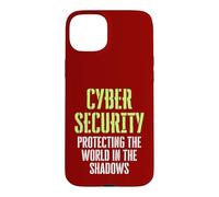 Custodia per iPhone 15 Plus Cyber Security Hacker etico Proteggere il mondo in ombra