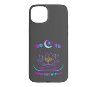 Custodia per iPhone 15 Plus Cyberpunk Lotus Cyber Spiritual Kanji
