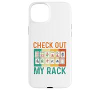 Custodia per iPhone 15 Plus Dai un'occhiata al mio rack - Mahjong Lover Mah Jong Player