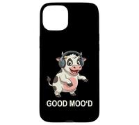 Custodia per iPhone 15 Plus Dancing Mow Music DJ Good Mooh Mood Design