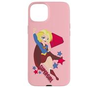 Custodia per iPhone 15 Plus DC Super Hero Girls Supergirl Stars