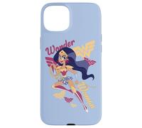 Custodia per iPhone 15 Plus DC Super Hero Girls Wonder Woman and Logos