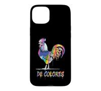 Custodia per iPhone 15 Plus DeColores Cursillo Rainbow Rooster Cattolico