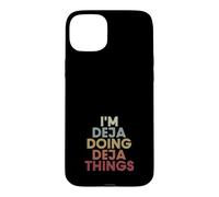 Custodia per iPhone 15 Plus Deja Name Deja Personalized Name First Given