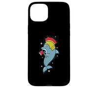 Custodia per iPhone 15 Plus Delfino con Crista e Casco Bush Knight