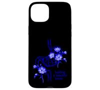 Custodia per iPhone 15 Plus Design floreale blu dello stomaco - Costruire un bellissimo futuro