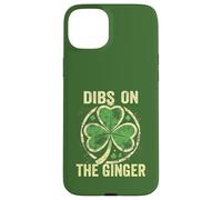 Custodia per iPhone 15 Plus Dibs on the Ginger St Patrick's Shamrock Donne Ragazze