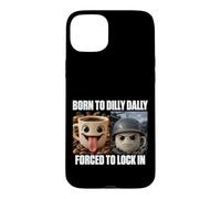 Custodia per iPhone 15 Plus Dilly Dally Funny Coffee Lover Procrastination Graphic Beans