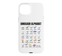 Custodia per iPhone 15 Plus Dinosaur Alphabet - Types Of Dinosaurs - Dino Identification