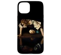 Custodia per iPhone 15 Plus Dipinto narciso ispirato a Caravaggio