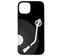 Custodia per iPhone 15 Plus Disco in vinile divertente, design retrò, platino DJ, pop