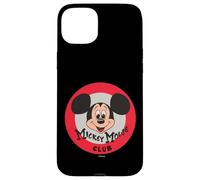 Custodia per iPhone 15 Plus Disney 100 Mickey Mouse Club Logo Color Vintage D100