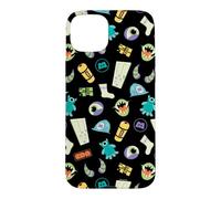 Custodia per iPhone 15 Plus Disney and Pixar's Monsters, Inc. Monstropolis Icons Pattern