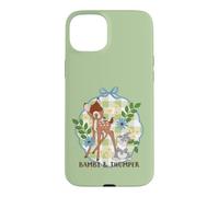 Custodia per iPhone 15 Plus Disney Bambi & Thumper Spring Floral Plaid Coquette Style