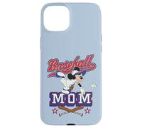 Custodia per iPhone 15 Plus Disney Baseball Mom Sports Mickey Mouse Mother's Day Gift