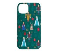 Custodia per iPhone 15 Plus Disney Frozen Holiday Nutcrackers Scandinavian Christmas