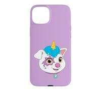 Custodia per iPhone 15 Plus Disney Jr. Sofia the First Pepper Puppycorn Big Face Costume